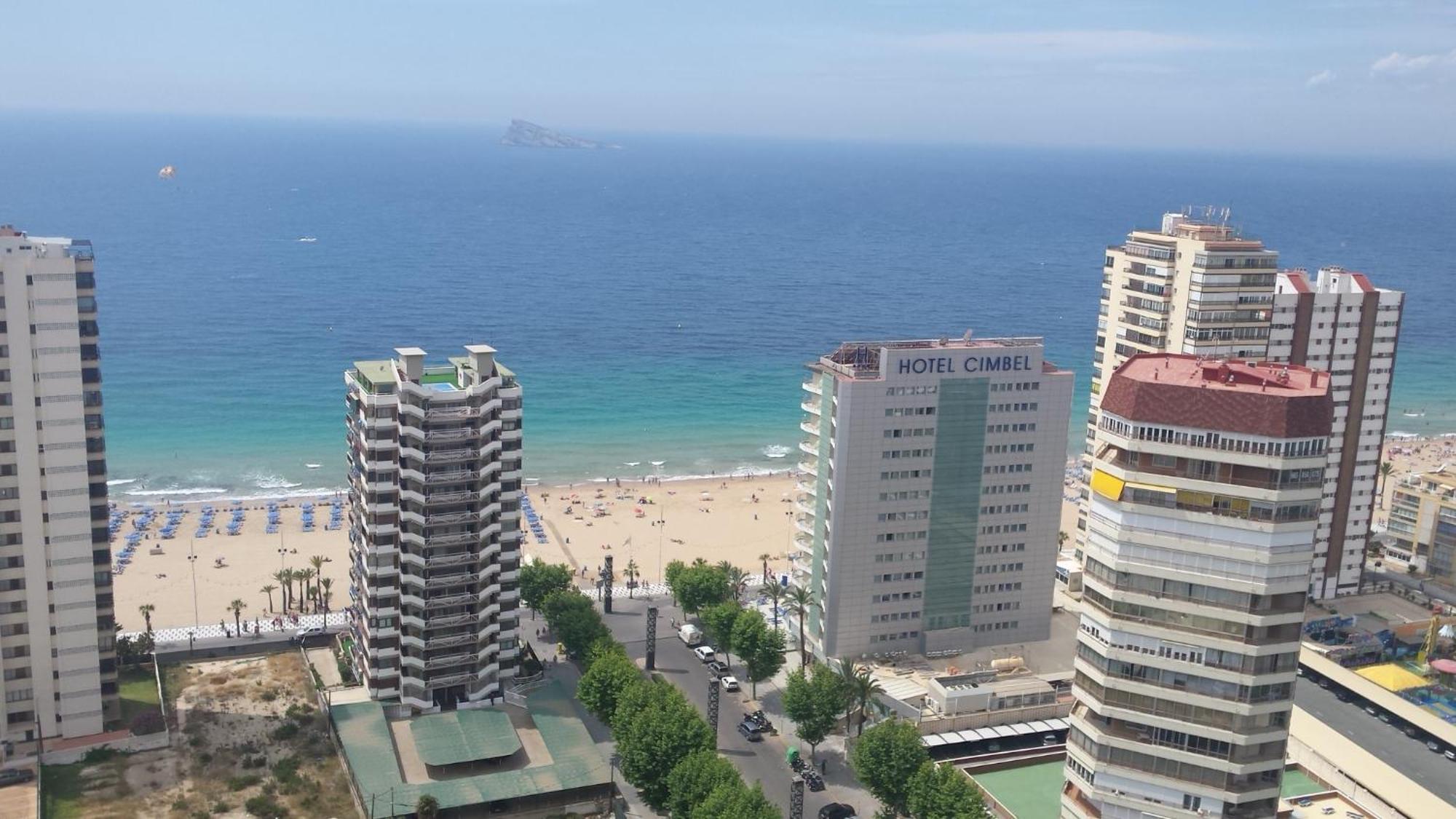 Ferienwohnung Disponible En Abril-Wifi-3Hab, 6 Pers, -Piscina, Aire Acondi-Parking Opcionable Extra Benidorm Exterior foto