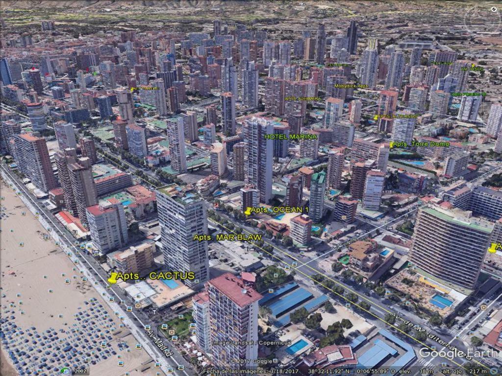 Ferienwohnung Disponible En Abril-Wifi-3Hab, 6 Pers, -Piscina, Aire Acondi-Parking Opcionable Extra Benidorm Exterior foto